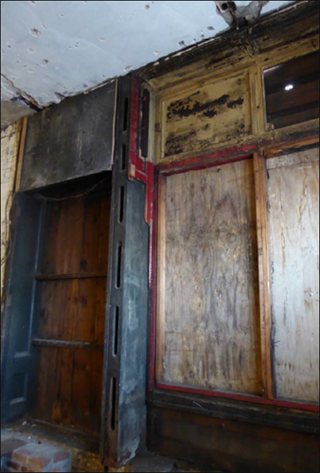 Interior of the old Keller Bar.
