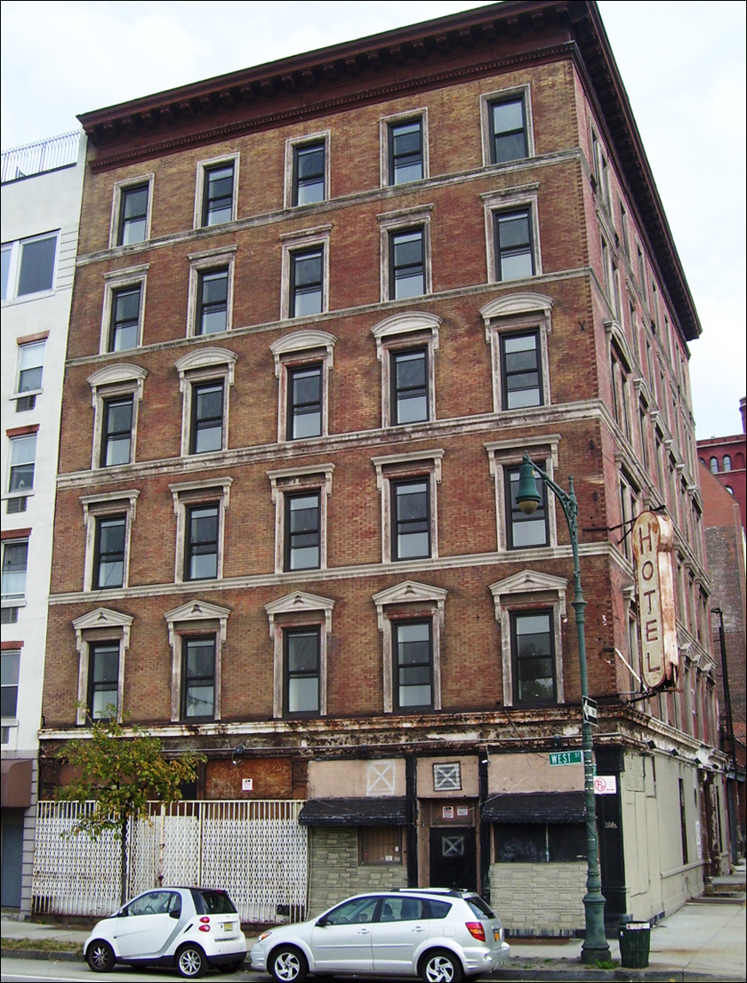 Main shot of Keller Hotel.
